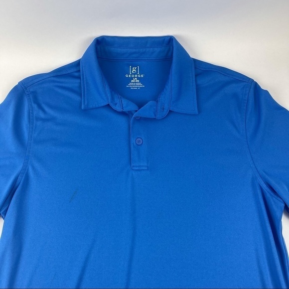 George Mens Polo Blue Large 42-44 - Picture 4 of 6
